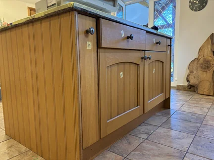 Hand Painted Kitchen Bringsty Common, Herefordshire Hand Painted Kitchen Bringsty Common, Herefordshire