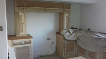 Hand Painted Kitchen Ledbury - Herefordshire Hand Painted Kitchen Ledbury - Herefordshire