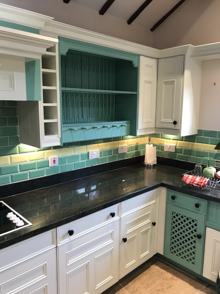 Hand Painted Kitchen Belbroughton - Worcestershire Hand Painted Kitchen Belbroughton - Worcestershire