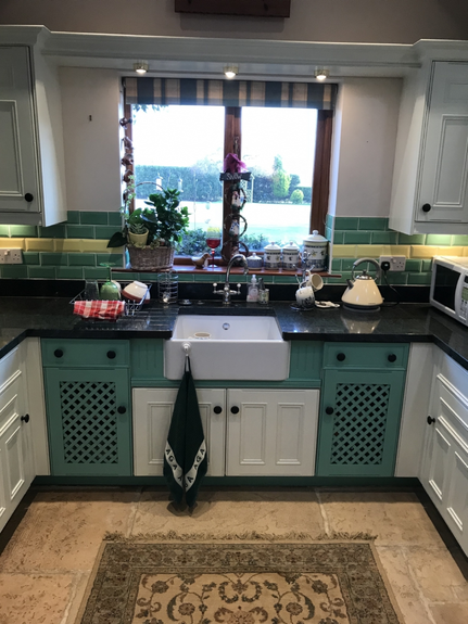 Hand Painted Kitchen Belbroughton - Worcestershire Hand Painted Kitchen Belbroughton - Worcestershire