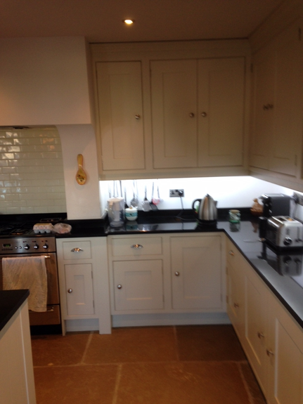 Hand Painted Kitchen Dorstone, Herefordshire Hand Painted Kitchen Dorstone, Herefordshire