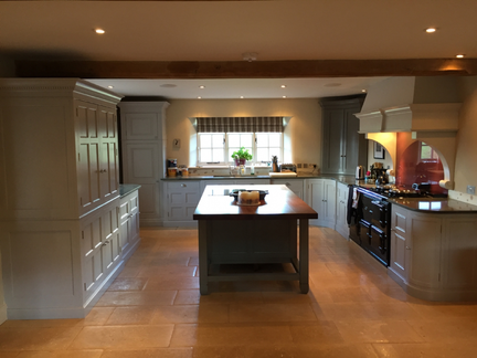 Hand Painted Kitchen Herefordshire