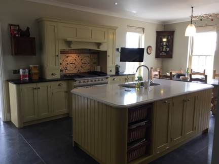 Hand Painted Kitchen Great Ryton, Shropshire