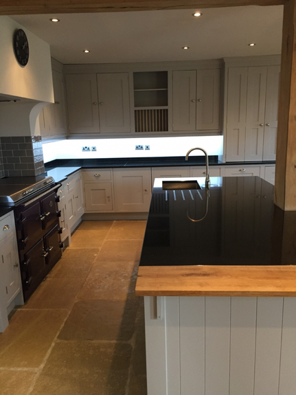 Hand Painted Kitchen Dorstone, Herefordshire Hand Painted Kitchen Dorstone, Herefordshire