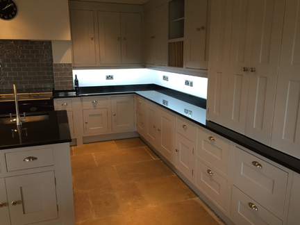 Hand Painted Kitchen Dorstone, Herefordshire Hand Painted Kitchen Dorstone, Herefordshire