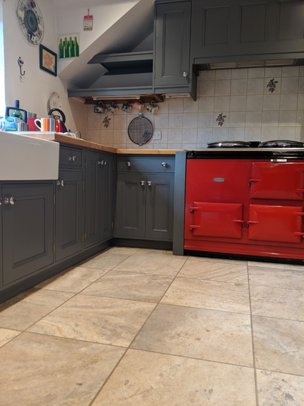 Hand Painted Kitchen Chelmarsh, Bridgnorth - Shropshire